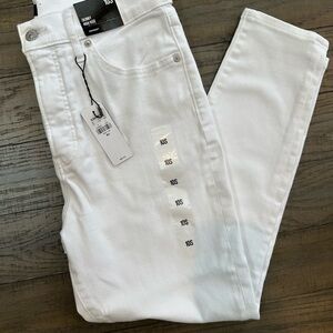 Express 10S NWT Women's White Skinny Jeans
